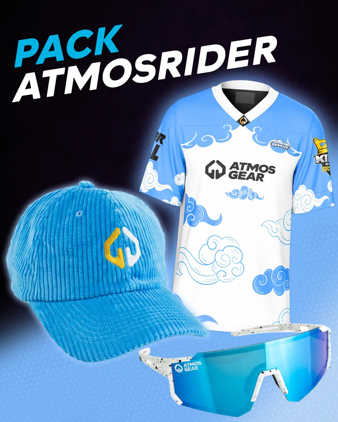 AtmosRider Pack : Jersey, Cap & Sunglasses