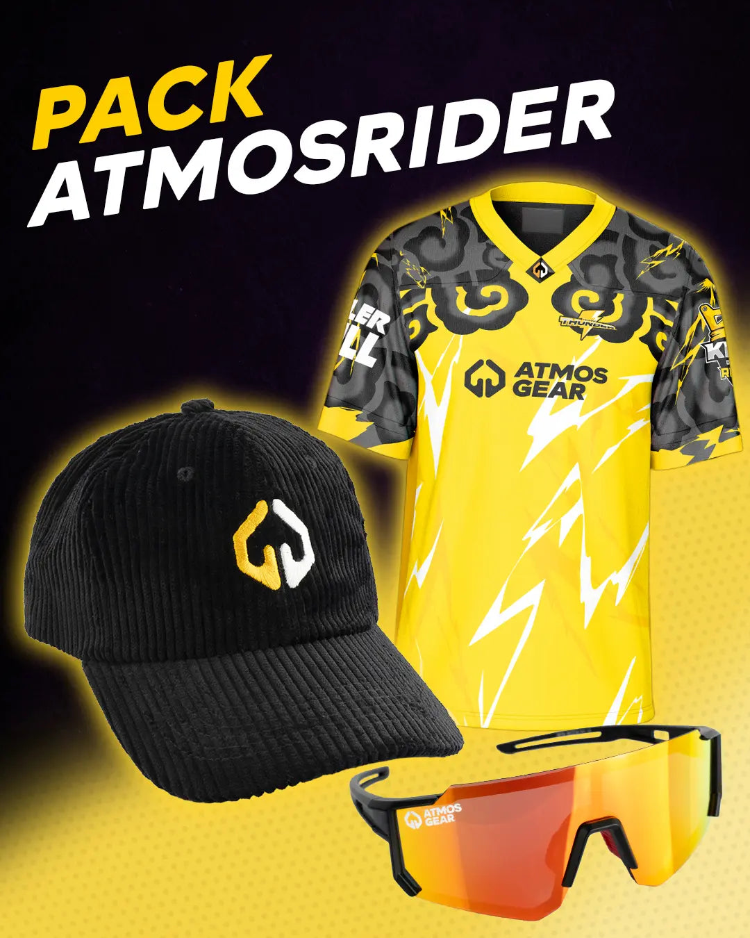 AtmosRider Pack : Jersey, Cap & Sunglasses